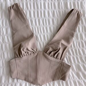 Fashion Nova top, size small, stone